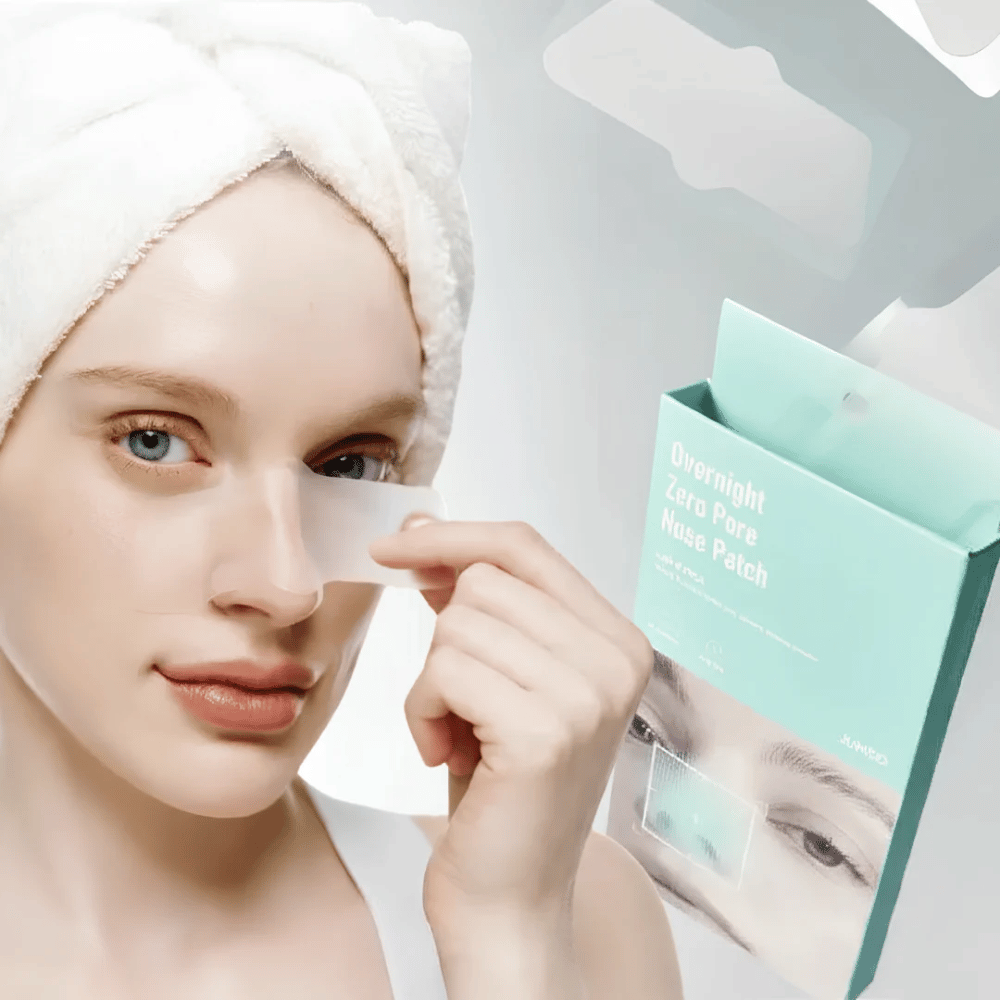 JUMISO Overnight Zero Pore Nose Patch – porplåster för näsan med LHA och centella