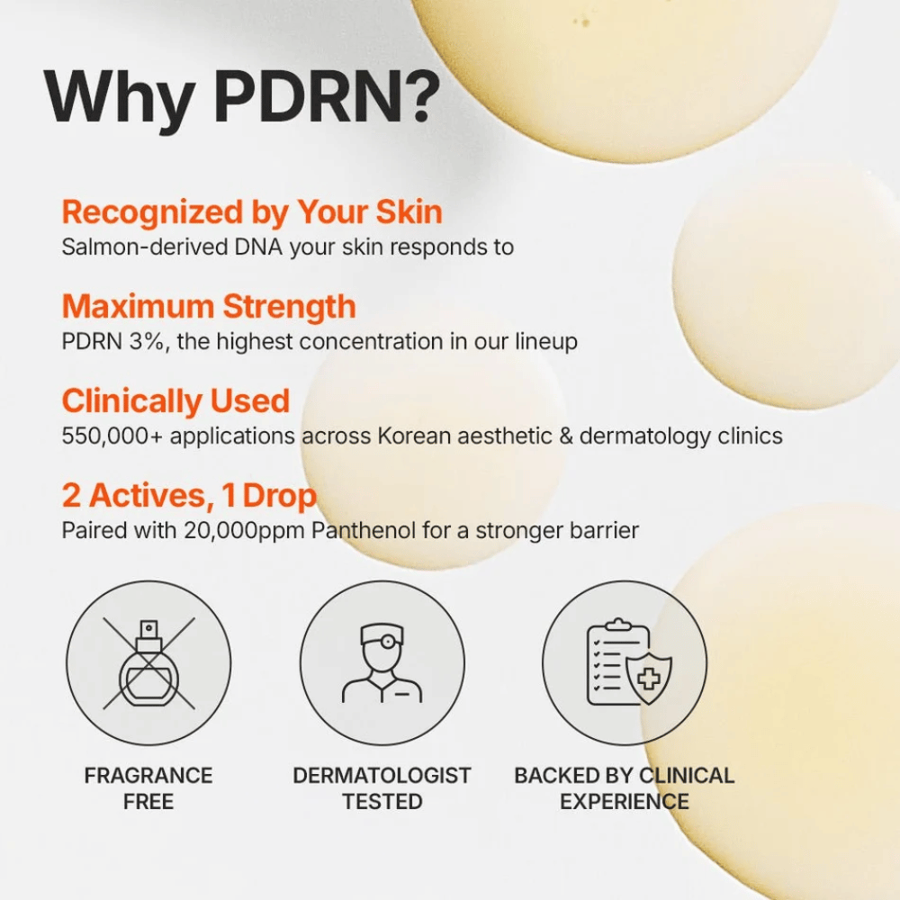 Genabelle PDRN 3% Hyper Boost Ampoule med 3 % PDRN och panthenol för hudbarriären