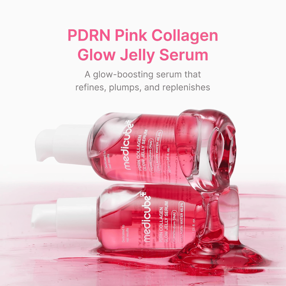 Medicube PDRN Collagen Glow Jelly Serum för återfuktad, fylligare hud med naturlig glow och elasticitet