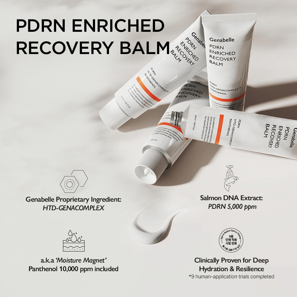 Genabelle PDRN Enriched Recovery Balm med PDRN, panthenol och HTD-GENACOMPLEX
