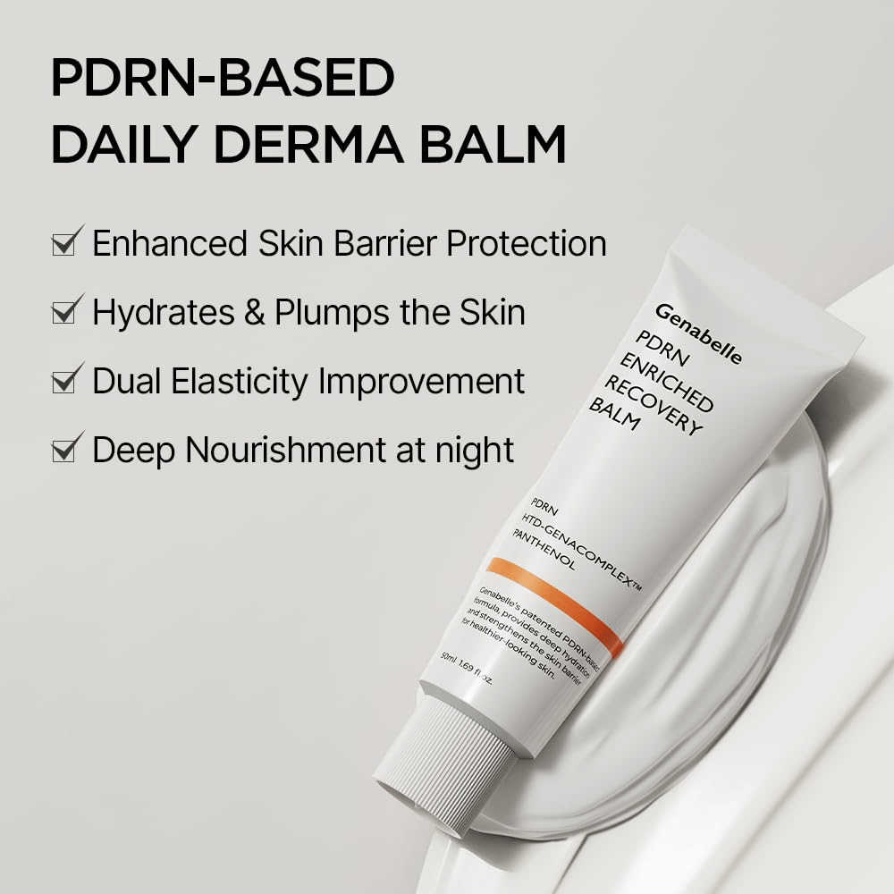 Genabelle PDRN Enriched Recovery Balm för återfuktning, fastare hud och stärkt hudbarriär