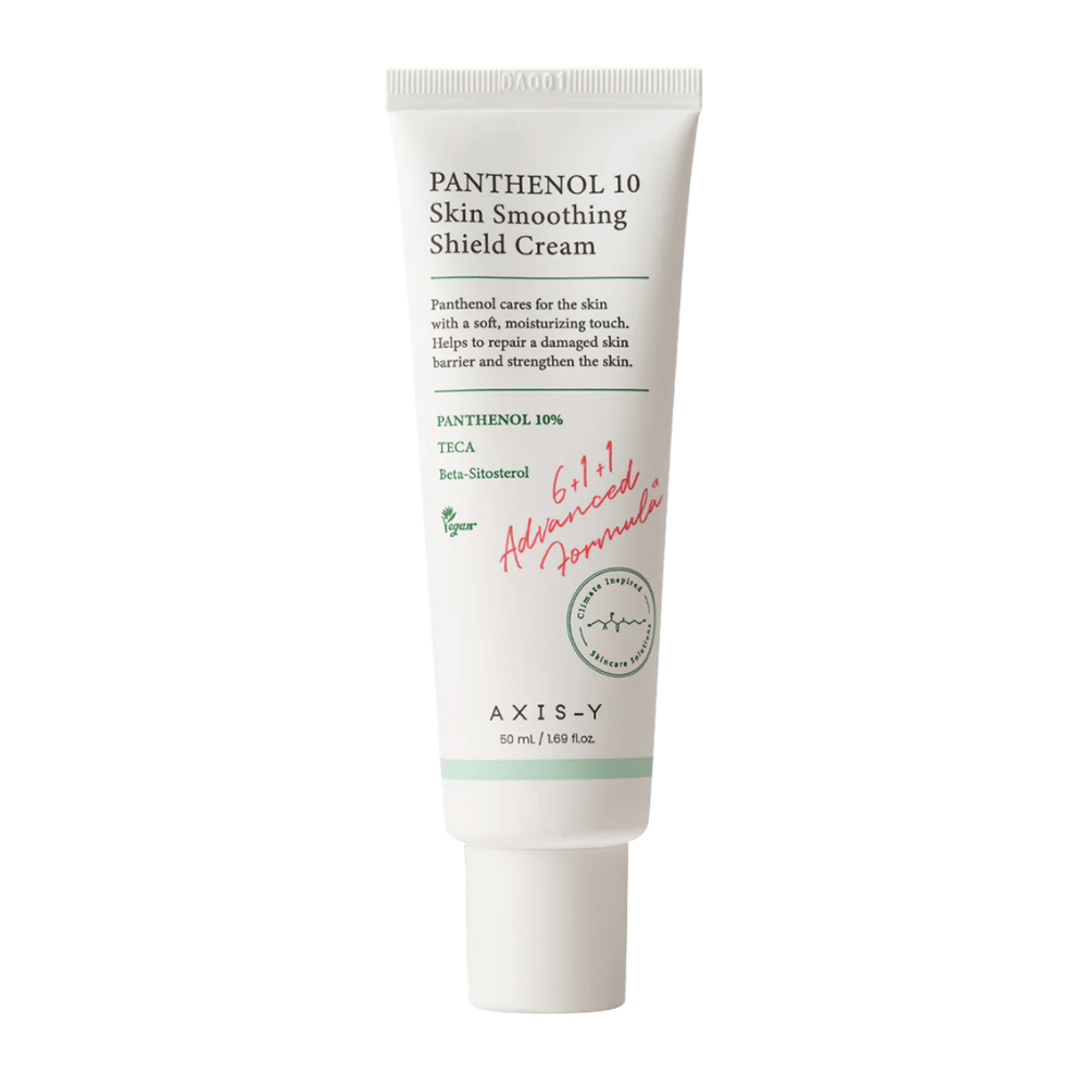 AXIS-Y Panthenol 10 Skin Smoothing Shield Cream 50 ml produktbild mot vit bakgrund