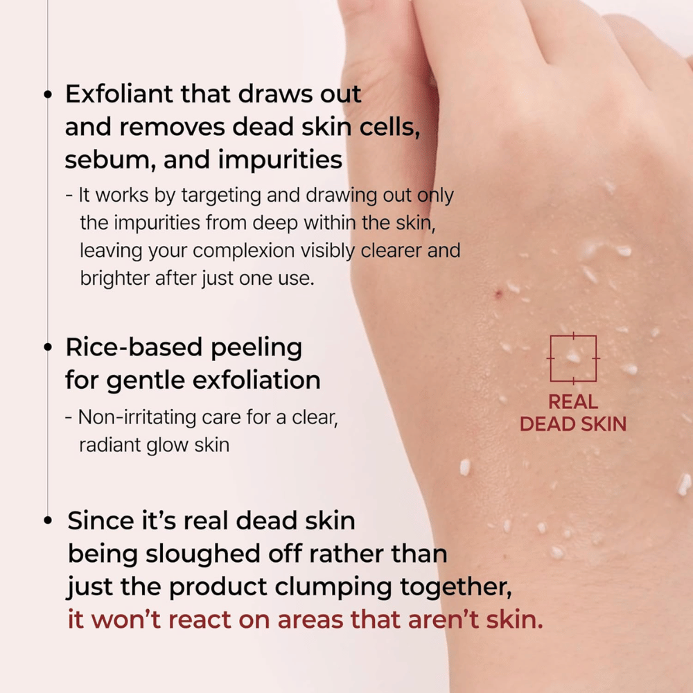 Dr.Melaxin Peel Shot exfolierande black rice ampoule som avlägsnar döda hudceller och talg för klarare och jämnare hud
