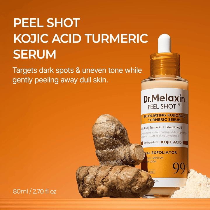 Dr Melaxin Peel Shot serum med niacinamid som stärker hudbarriären och ger en jämnare och klarare hudton