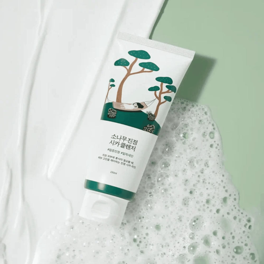 ROUND LAB Pine Calming Cica Cleanser – löddrande rengöring för en ren och fräsch hud