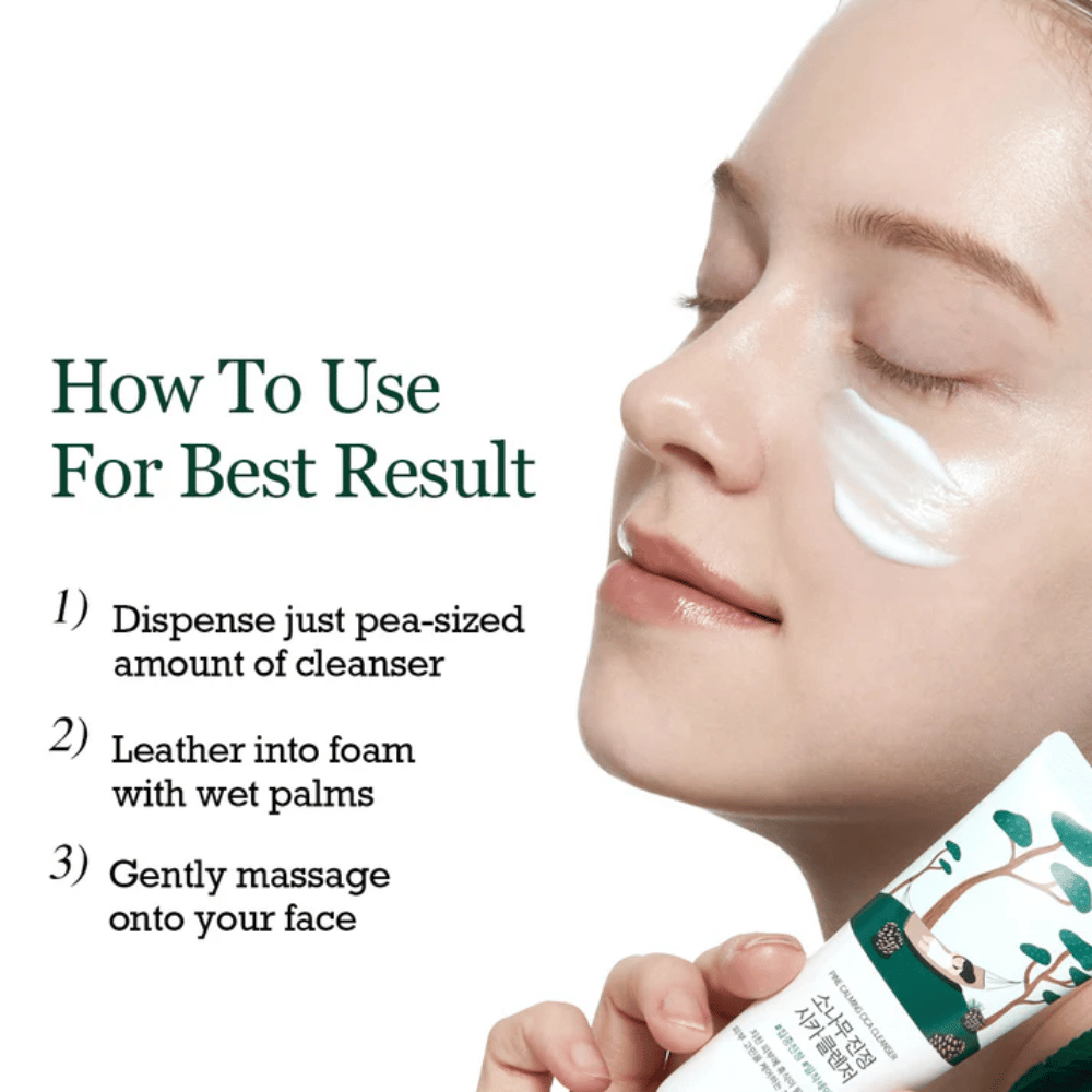 ROUND LAB Pine Calming Cica Cleanser – så använder du rengöringen för bästa resultat