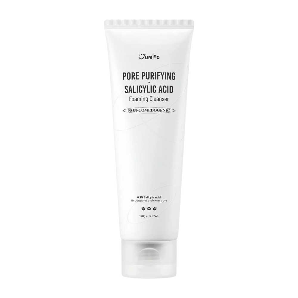 Jumiso Pore Purifying Salicylic Acid Foaming Cleanser 120g – non-comedogenic ansiktsrengöring med 0.5% salicylsyra för aknebenägen och fet hud