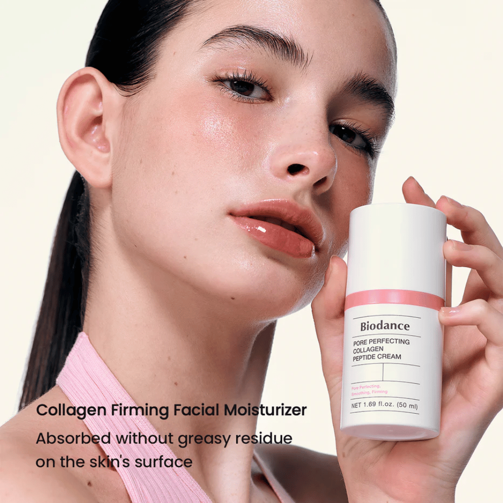 Biodance Pore Perfecting Collagen Peptide Cream 50 ml – collagen firming moisturizer som absorberas utan kladdig finish