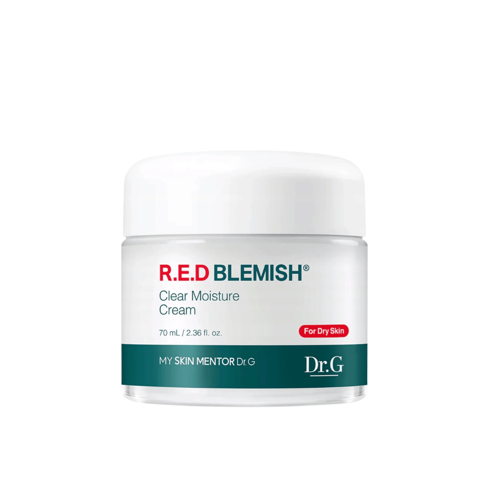 Dr.G R.E.D Blemish Clear Moisture Cream – återfuktande ansiktskräm i 70 ml burk.