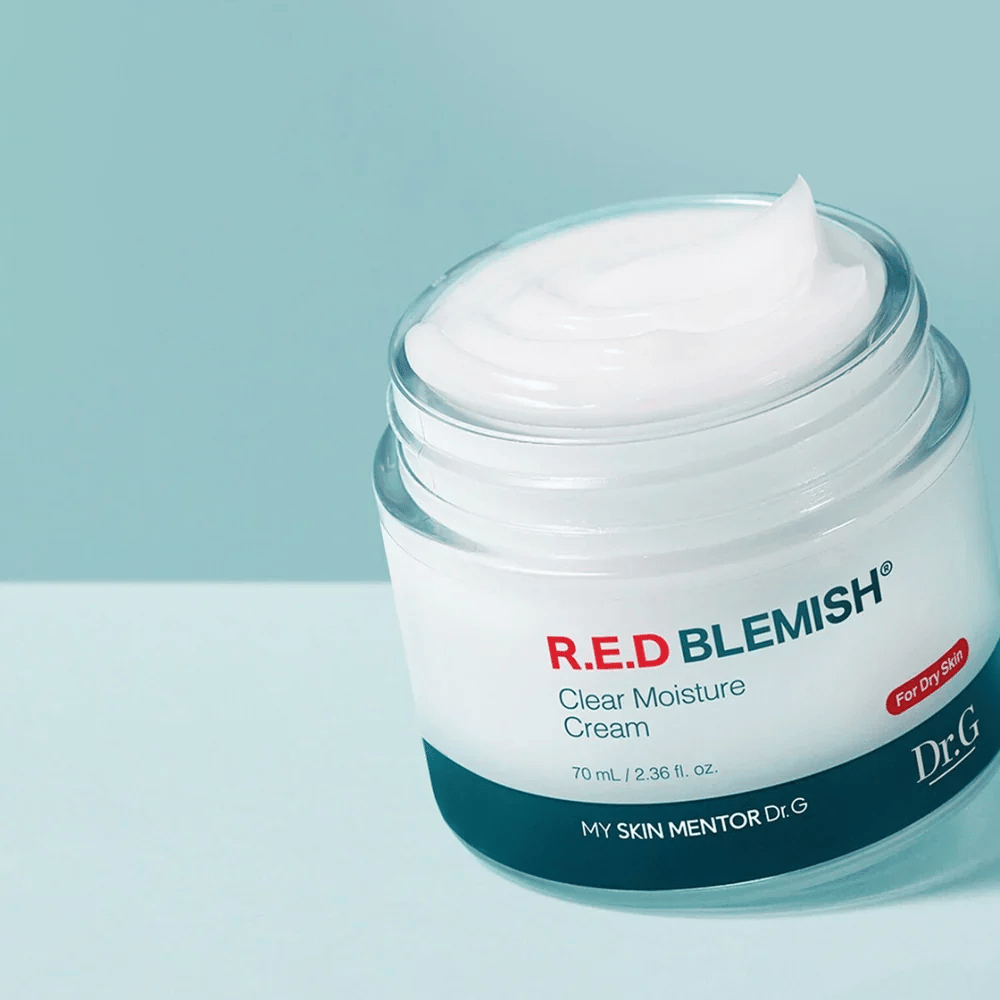 Dr.G R.E.D Blemish Clear Moisture Cream 70 ml – koreansk ansiktskräm för torr hud.