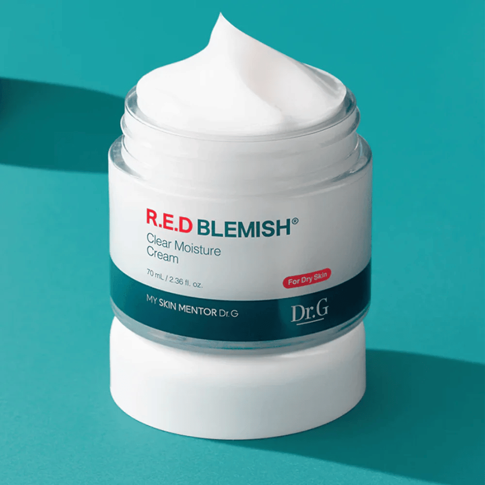 Dr.G R.E.D Blemish Clear Moisture Cream – rik återfuktande kräm utvecklad för torr och fuktfattig hud.