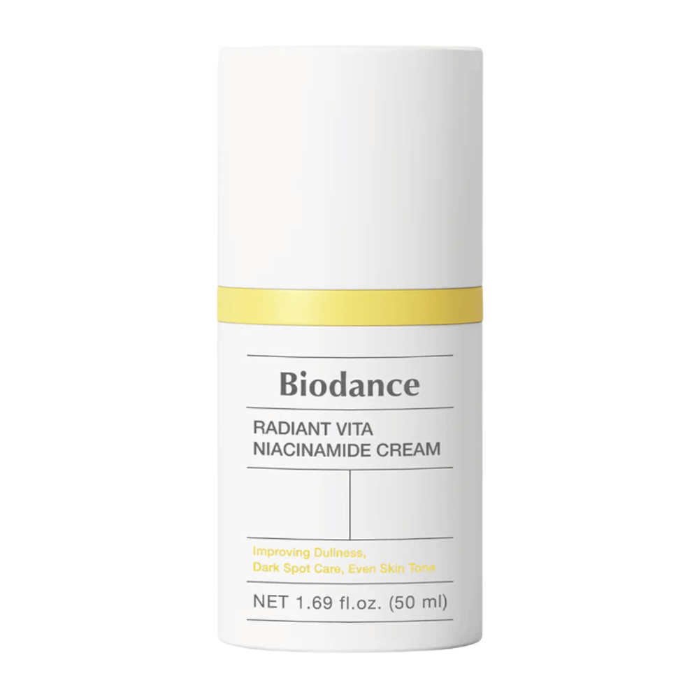 Biodance Pore Perfecting Collagen Peptide Cream 50 ml produktbild vit förpackning med rosa detalj