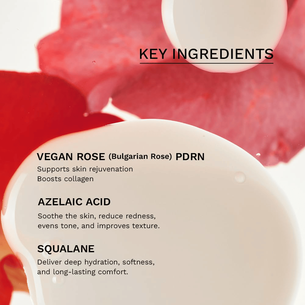 Haruharu Wonder Rose PDRN Soothing Serum med veganskt PDRN från bulgarisk ros, azelainsyra och squalane