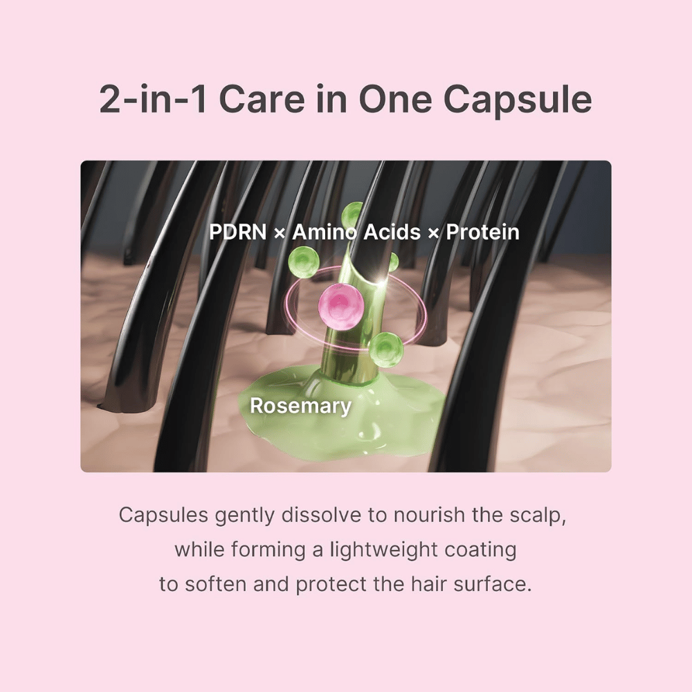 Medicube Rosemary PDRN Hair & Scalp Conditioner med rosmarin, PDRN och 19 aminosyror som vårdar hår och hårbotten