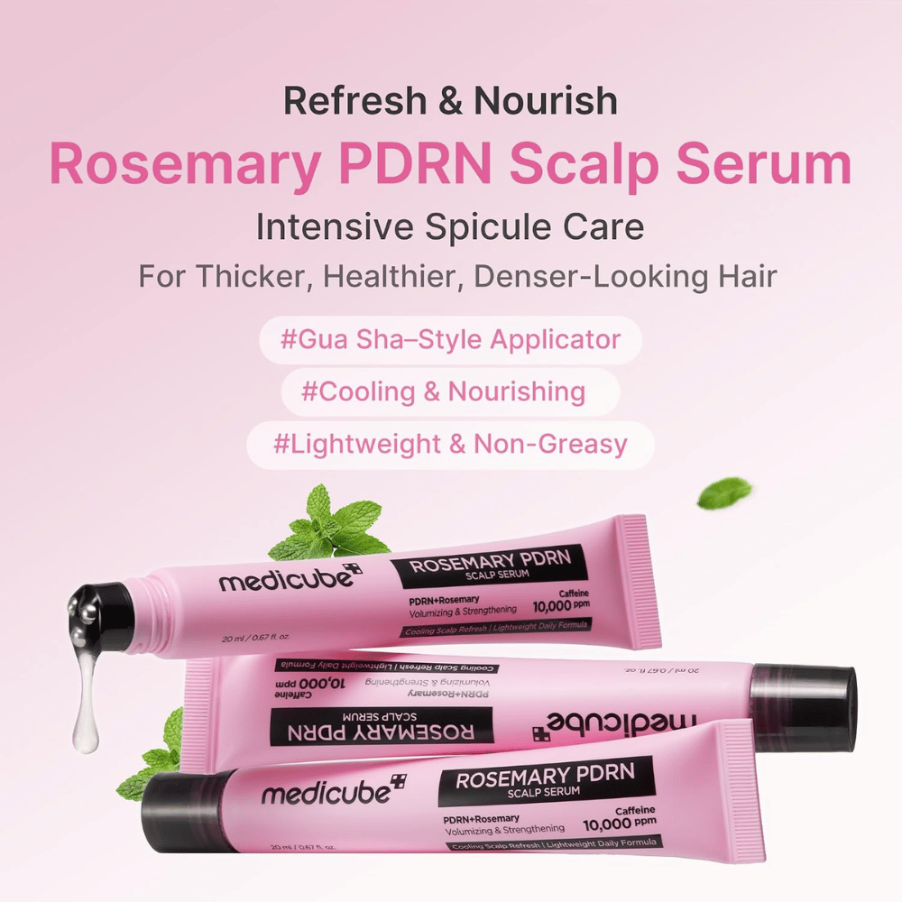 Medicube Rosemary PDRN Scalp Serum – intensiv vård för hårbotten och fylligare hår