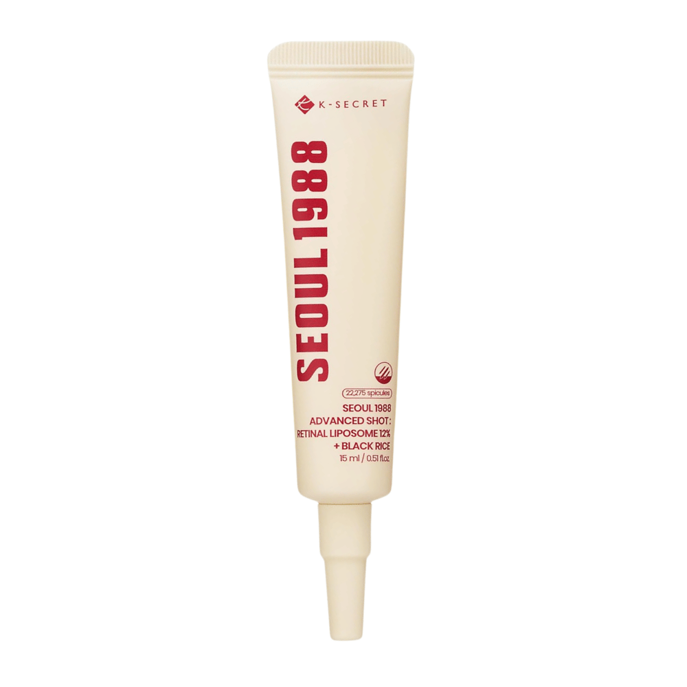 K-SECRET SEOUL 1988 Advanced Shot Retinal Liposome 12% + Black Rice 15 ml – koreansk retinalbehandling i tub.