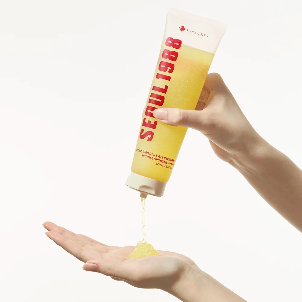 K-SECRET SEOUL 1988 Daily Gel Cleanser – gelrengöring med retinal liposome och päronextrakt