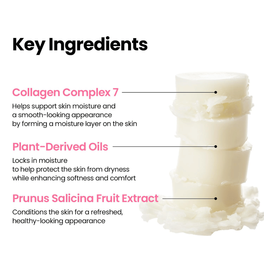 K-SECRET SEOUL 1988 Multi Balm med Collagen Complex 7, växtbaserade oljor och plommonextrakt för återfuktning och mjukare hud.