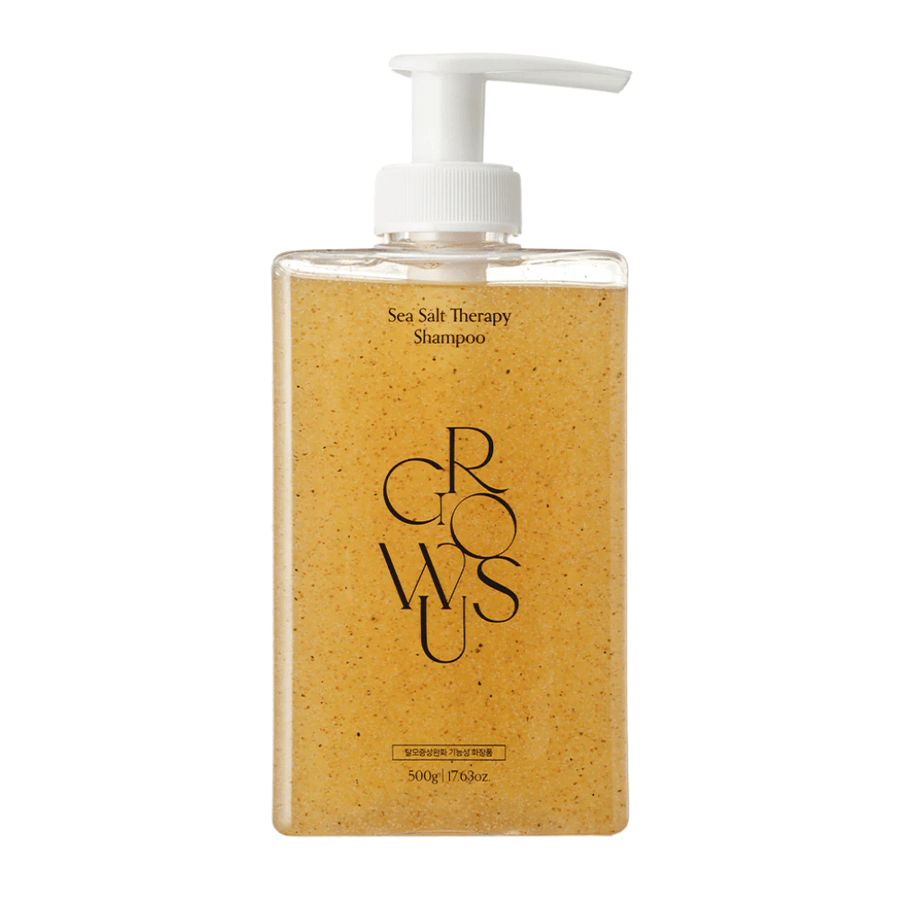 GROWUS Sea Salt Therapy Shampoo 500 ml – exfolierande schampo med havssalt för balanserad hårbotten