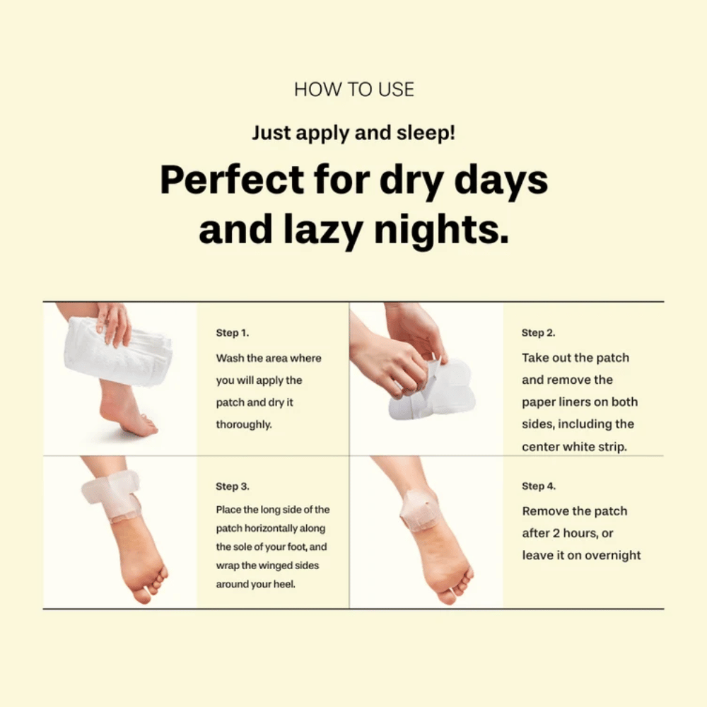 BAREN Shea Butter Sleeping Heel Patch – så använder du återfuktande patches för torra hälar