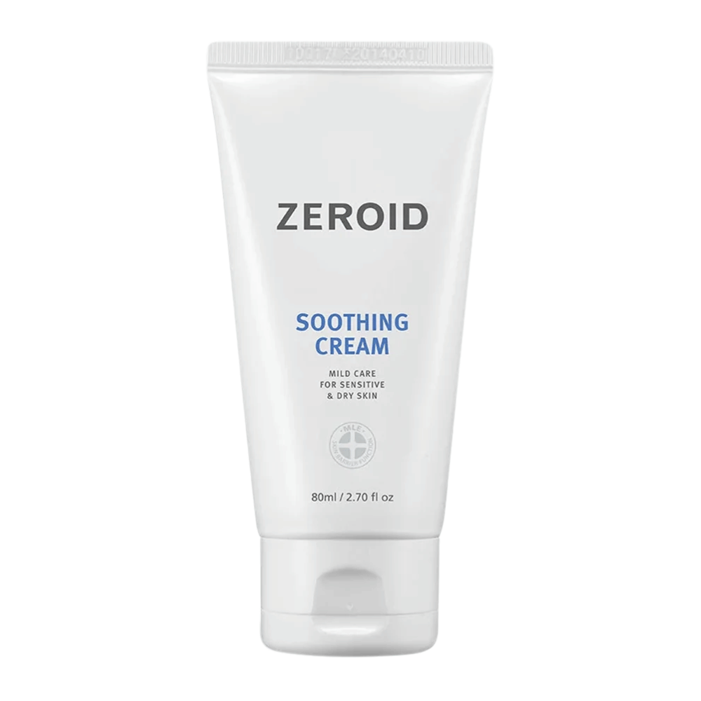 ZEROID Soothing Cream 80 ml återfuktande ansiktskräm som lugnar och stärker hudens skyddsbarriär
