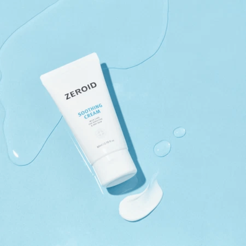 ZEROID Soothing Cream med lugnande och återfuktande formula för känslig och torr hud