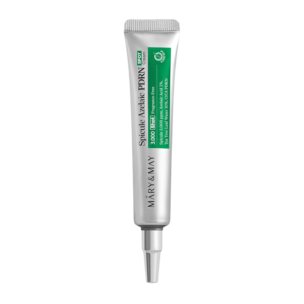Mary&May Spicule Azelaic PDRN Spot Cream – produktbild av punktkräm med azelainsyra och PDRN