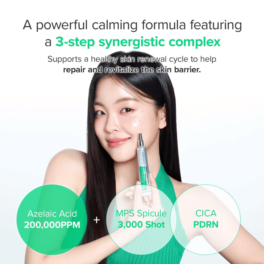 Mary&May Spicule Azelaic PDRN Spot Cream – formula med azelainsyra, MPS-spiklar och CICA PDRN