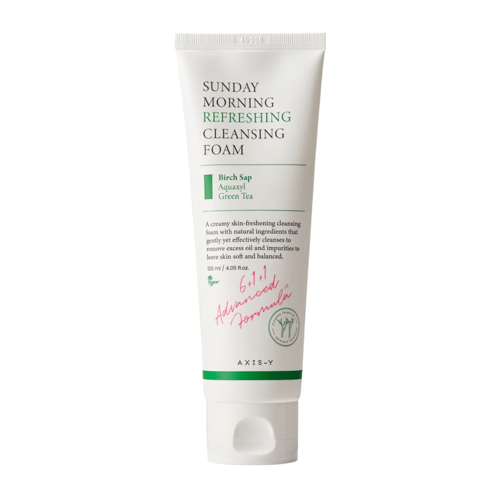 AXIS-Y Sunday Morning Refreshing Cleansing Foam 120 ml produktbild mot vit bakgrund