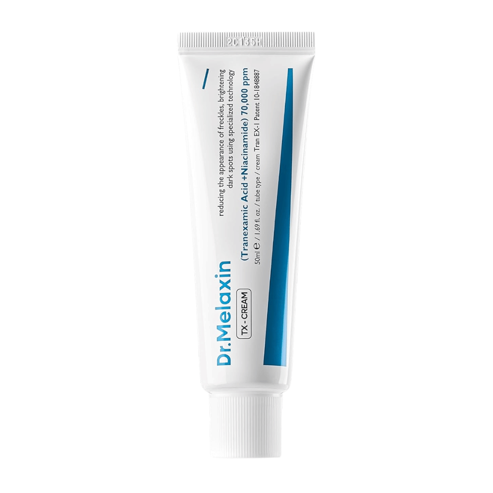 Dr.Melaxin TX Cream ansiktskräm med hög koncentration av aktiva ingredienser som förbättrar hudens lyster och motverkar pigmentering