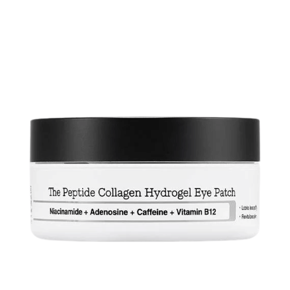 Produktbild av COSRX Peptide Collagen Hydrogel Eye Patch – ögonmask med peptider och vitamin B12 för lyster och fasthet.