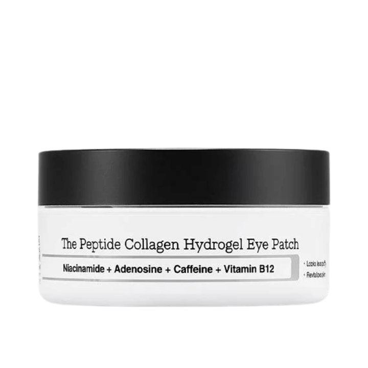 Produktbild av COSRX Peptide Collagen Hydrogel Eye Patch – ögonmask med peptider och vitamin B12 för lyster och fasthet.