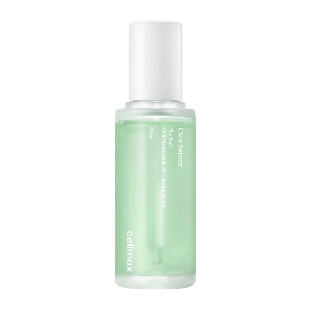 Celimax The Real Cica Niacinamide AC Calming Serum 40 ml produktbild mot vit bakgrund