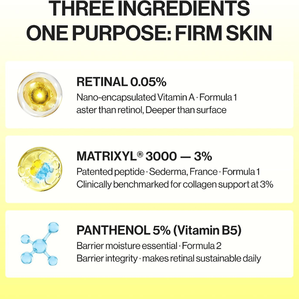 Celimax The Vita-A Retinal Shot Tightening Dual Cream – uppstramande hudvård med retinal 0,05 %, Matrixyl 3000 och panthenol