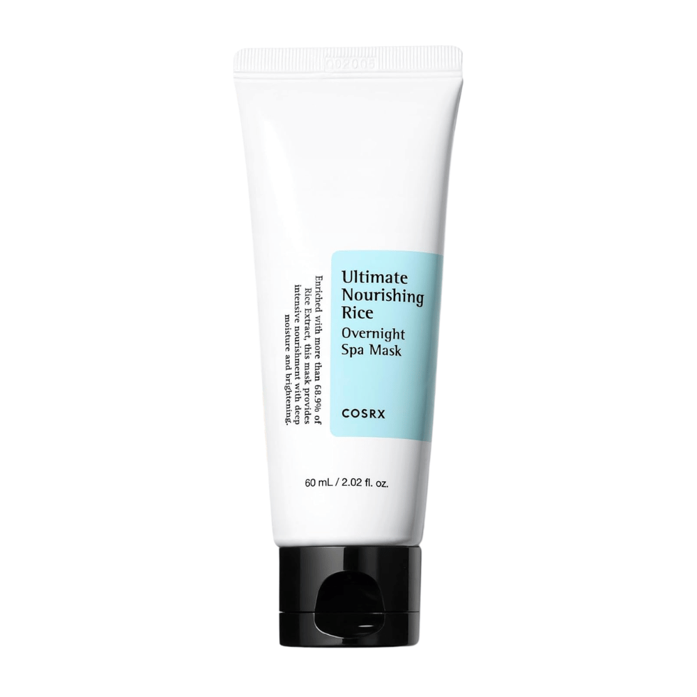 COSRX Ultimate Nourishing Rice Overnight Spa Mask 60 ml sovmask med risextrakt för återfuktad och klar hud