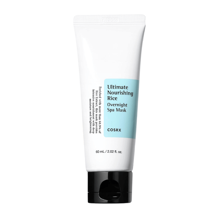 COSRX Ultimate Nourishing Rice Overnight Spa Mask 60 ml sovmask med risextrakt för återfuktad och klar hud