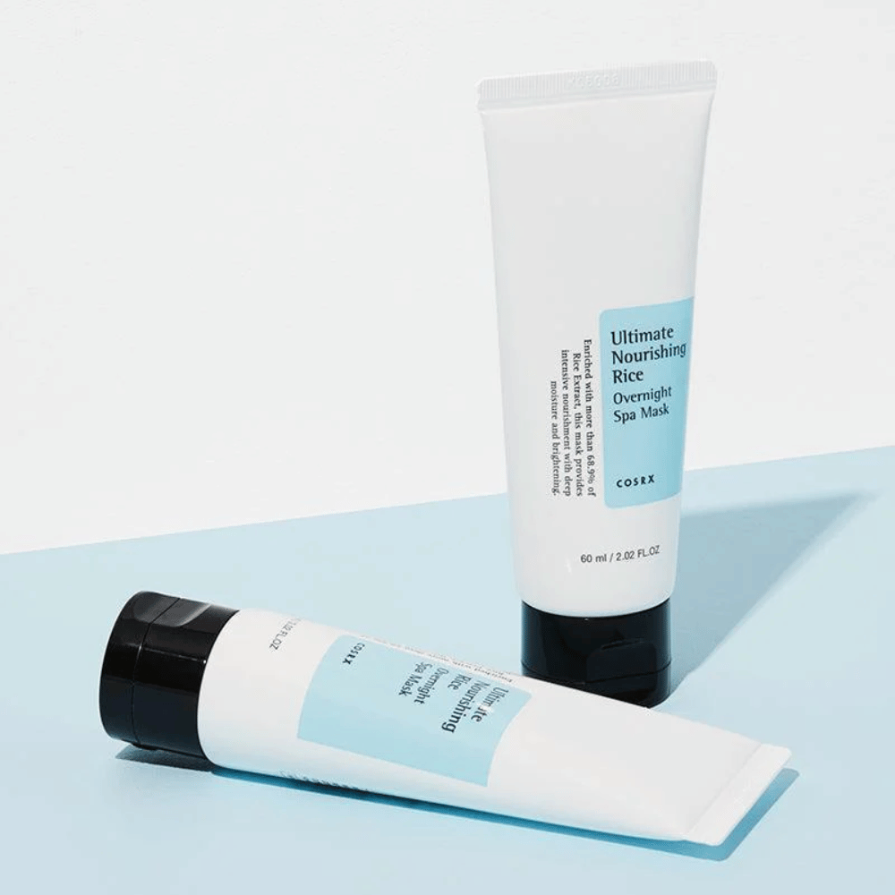 COSRX Ultimate Nourishing Rice Overnight Spa Mask 60 ml återfuktande sovmask med ris som stärker hudbarriären