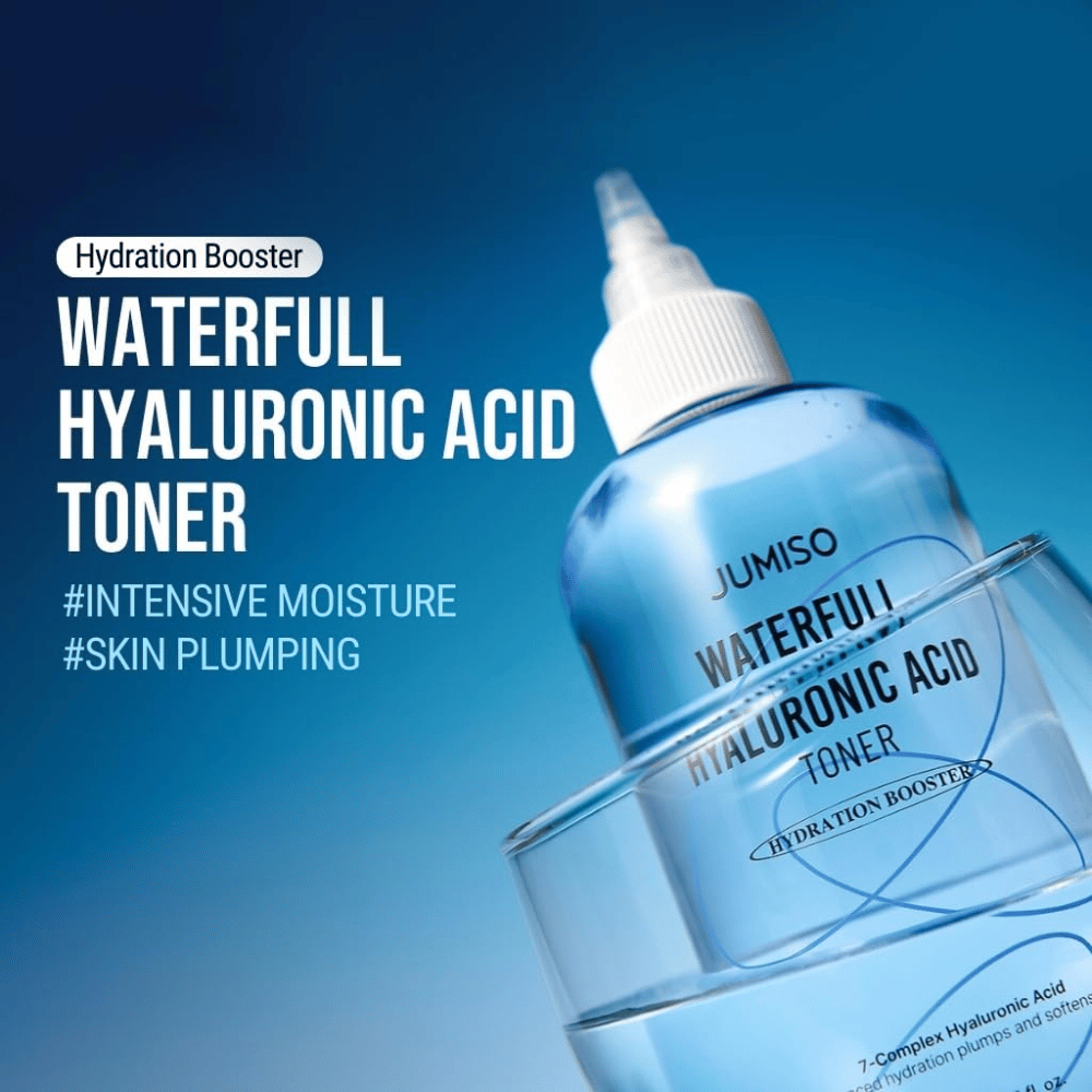 Jumiso Waterfull Hyaluronic Acid Toner – koreansk fukttoner för intensiv återfuktning och plumpad hud med lätt, klibbfri känsla