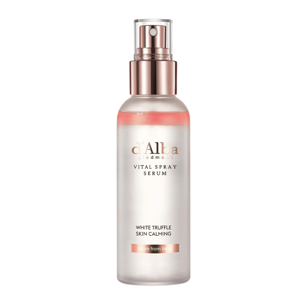 d'Alba White Truffle Vital Spray Serum – produktbild av återfuktande och lugnande ansiktsmist