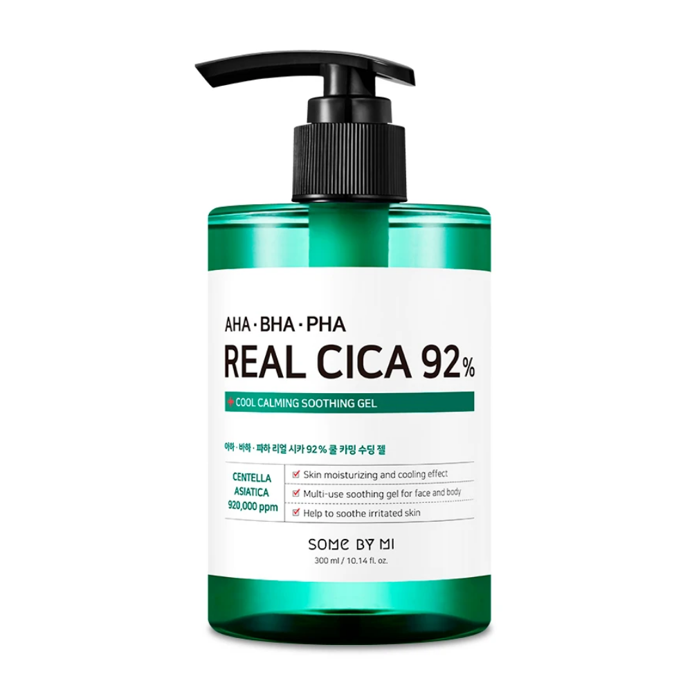 AHA, BHA, PHA Real Cica 92% Cool Calming Soothing Gel 300ml