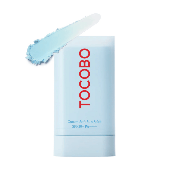 En tub med TOCOBOs Cotton Soft Sun Stick SPF50+ PA++++ 19g.